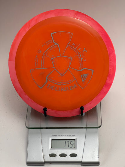 MVP Neutron Delirium Distance Driver (Orange w/ Pink Rim) 175g