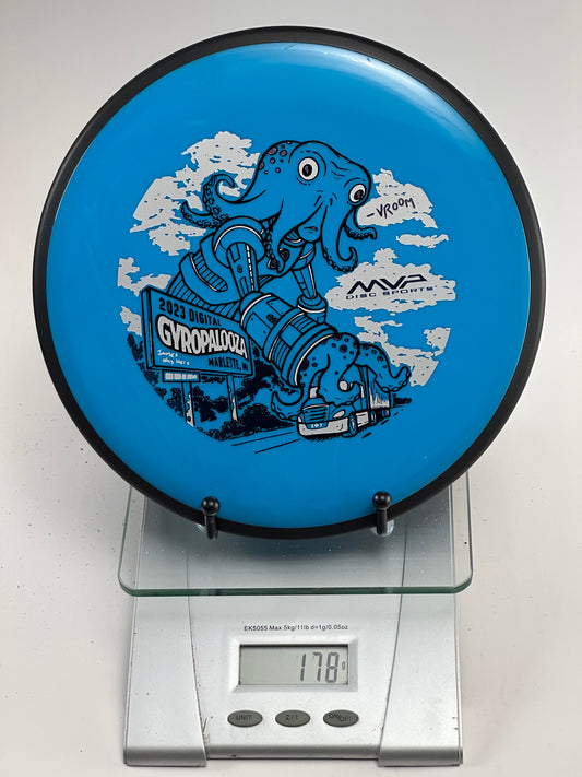 MVP Neutron Detour (Gyropalooza 2023 Octopus) Blue/Black 178g