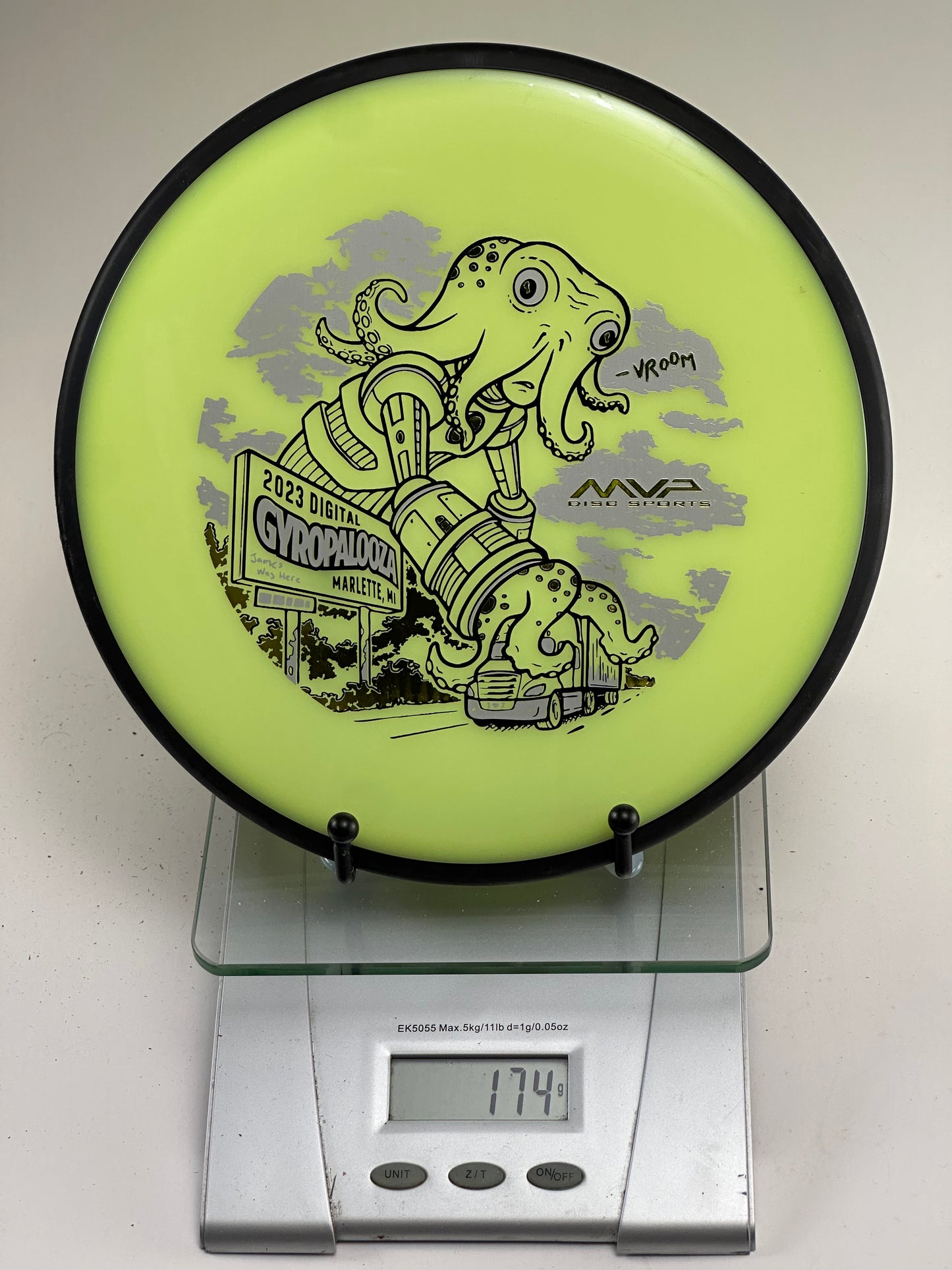 MVP Detour Neutron (Gyropalooza 2023 Octopus) Yellow/Black 174g
