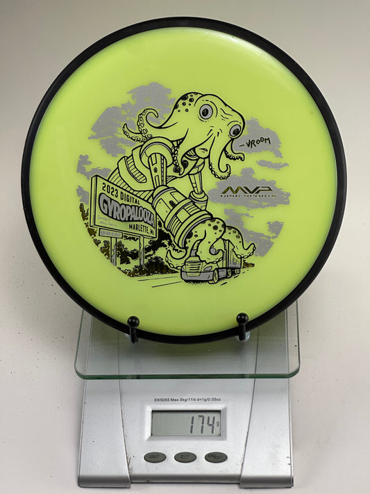 MVP Detour Neutron (Gyropalooza 2023 Octopus) Yellow/Black 174g