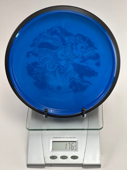MVP Neutron Detour Gyropalooza 2023 Octopus Stamp (Blue/Black Rim)
