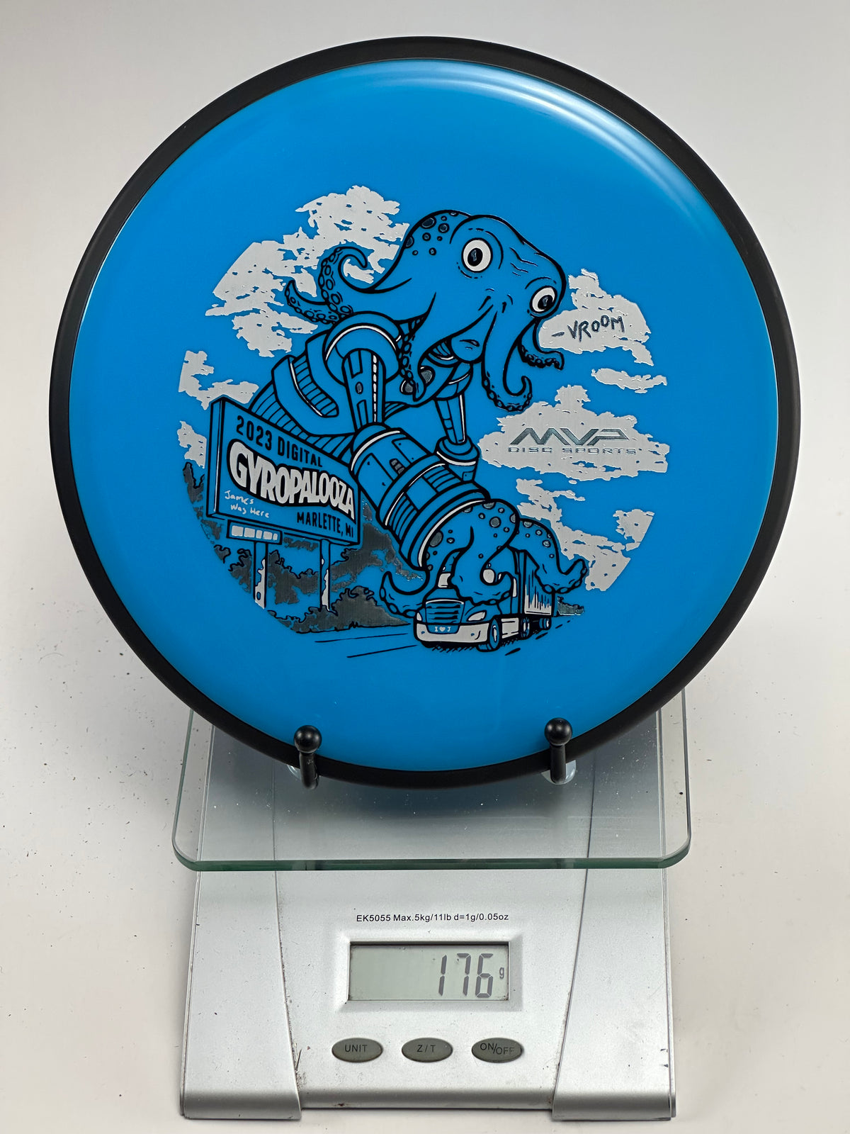 MVP Neutron Detour – Gyropalooza 2023 Octopus Stamp (Blue/Black)