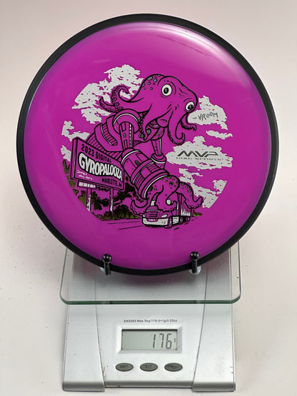 MVP Neutron Detour Gyropalooza 2023 Octopus Stamp – Pink/Black Rim