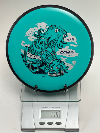 MVP Neutron Detour – Gyropalooza 2023 Octopus Stamp (Aqua/Black Rim)