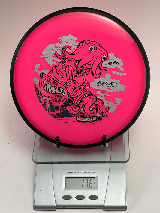 MVP Neutron Detour Gyropalooza 2023 Octopus Stamp – Pink/Black Rim