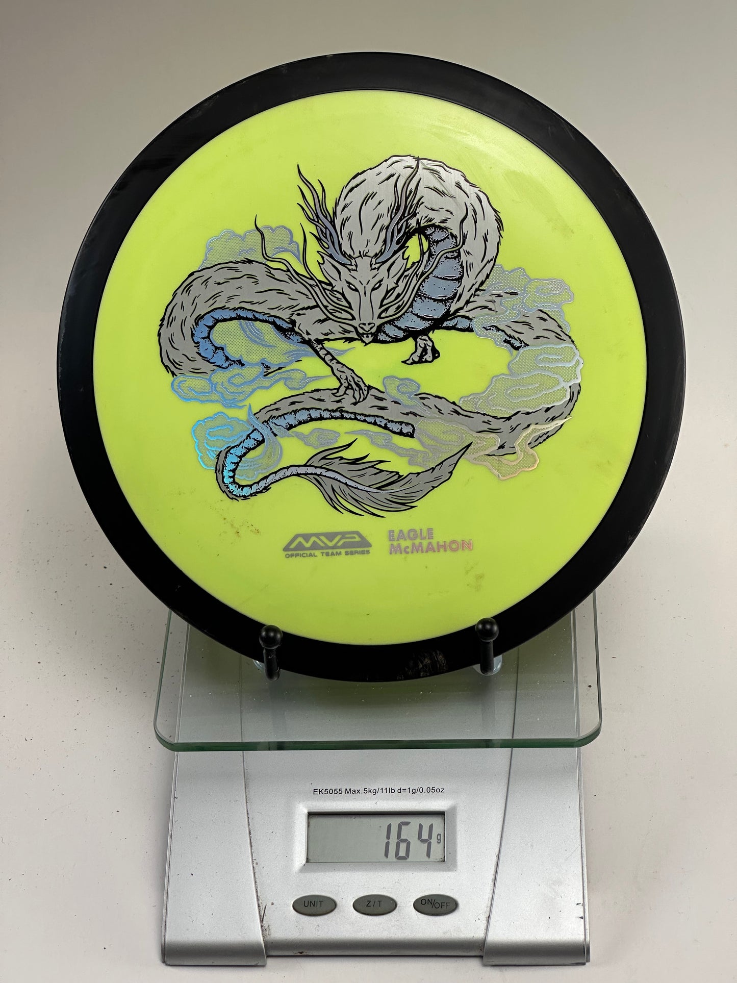 MVP Dimension Neutron (Eagle McMahon Team Series) Yellow/Black Rim 164g