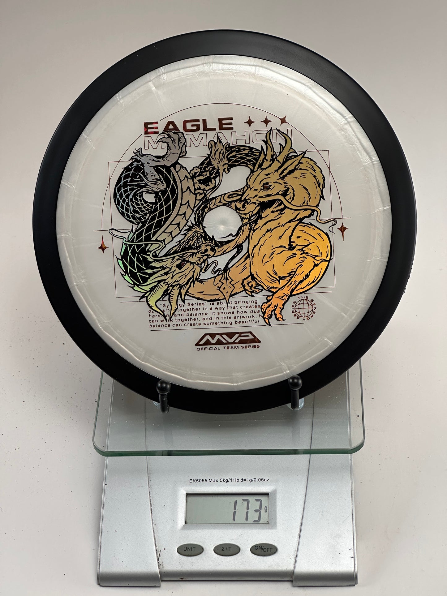 MVP Neutron Dimension – Eagle McMahon Team Series (White/Black Rim) 173g