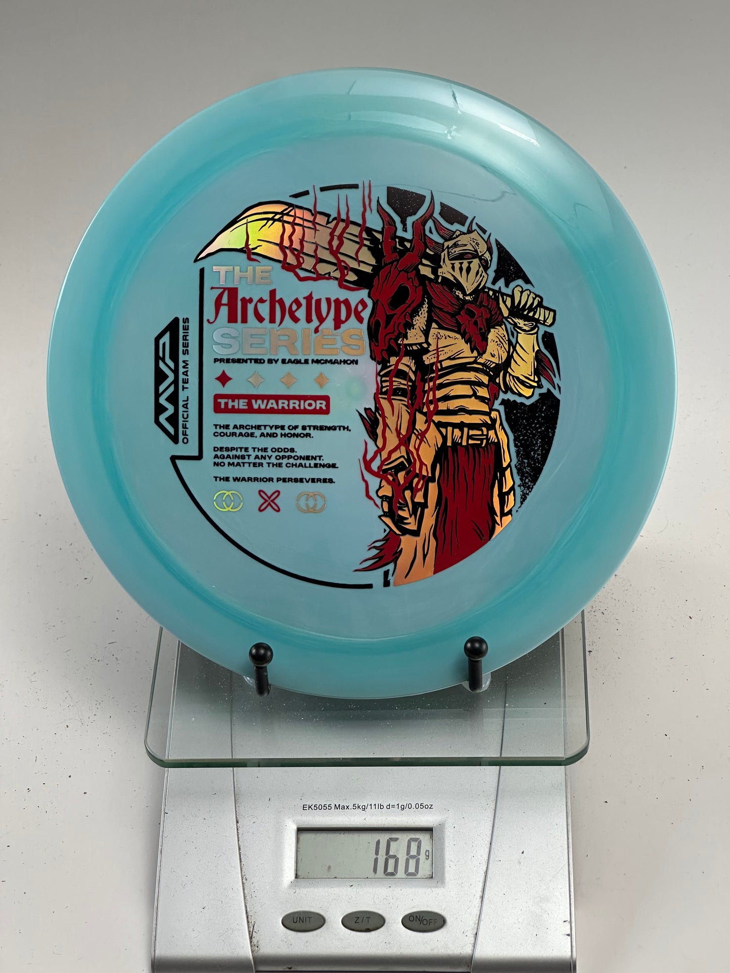 MVP Plasma Engine – Archetype Series “The Warrior” Stamp (Blue Swirl)