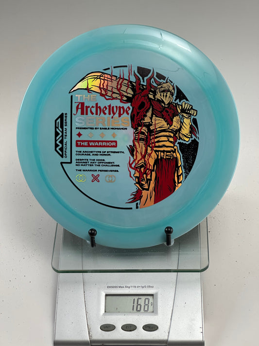 MVP Plasma Engine – Archetype Series “The Warrior” Stamp (Blue Swirl)