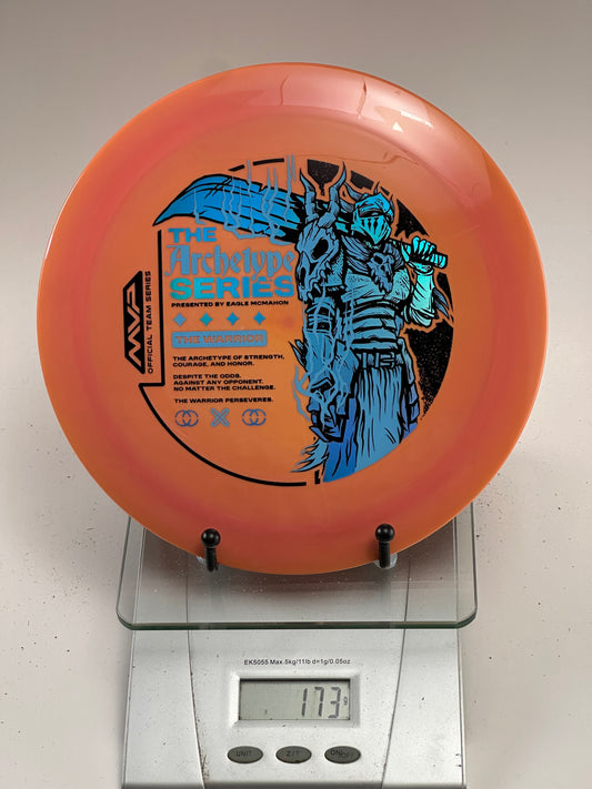 MVP Plasma Engine – Archetype Series "The Warrior" Stamp (Swirly Orange)