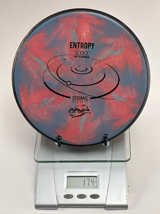 MVP Entropy Cosmic Neutron (Cosmic) Red/Blue Swirl w/ Black Rim
