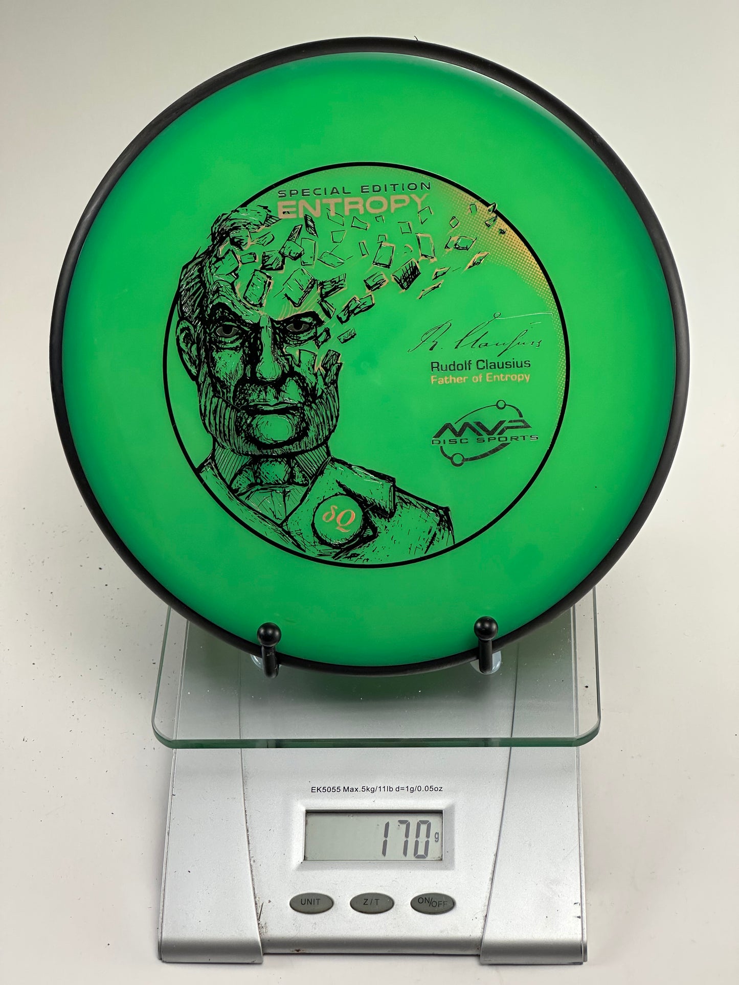MVP Entropy – Special Edition Medium Electron (Green/Black Rim) 170g