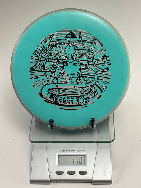 MVP Fission Envy Putter – Turquoise Robot Stamp (170g)