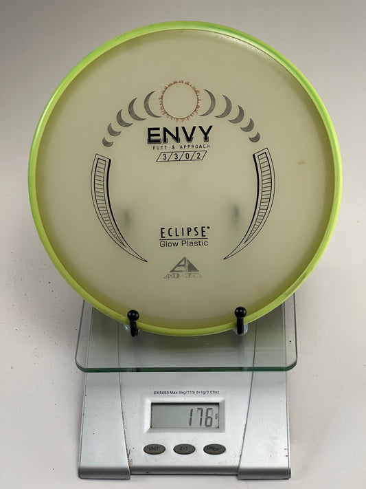 MVP Envy Eclipse Glow Putter/Approach – Moon Phases Stamp, Yellow Rim