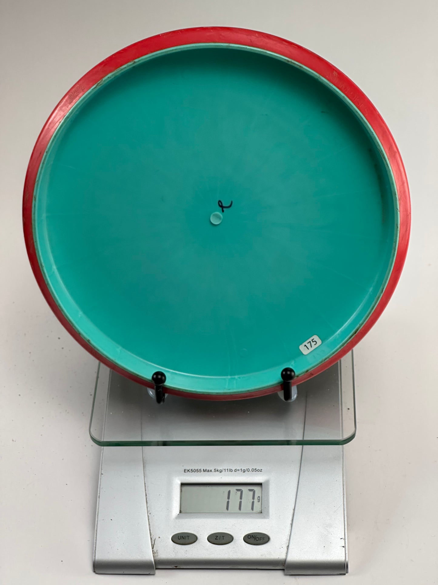 MVP Fission Envy Putter – Aqua with Red Rim, Robot Stamp