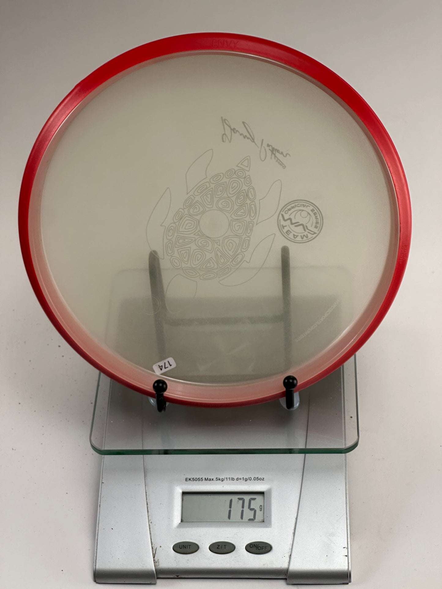 MVP Eclipse Glow Envy (Team Series Turtle Stamp) Red Rim - 175g
