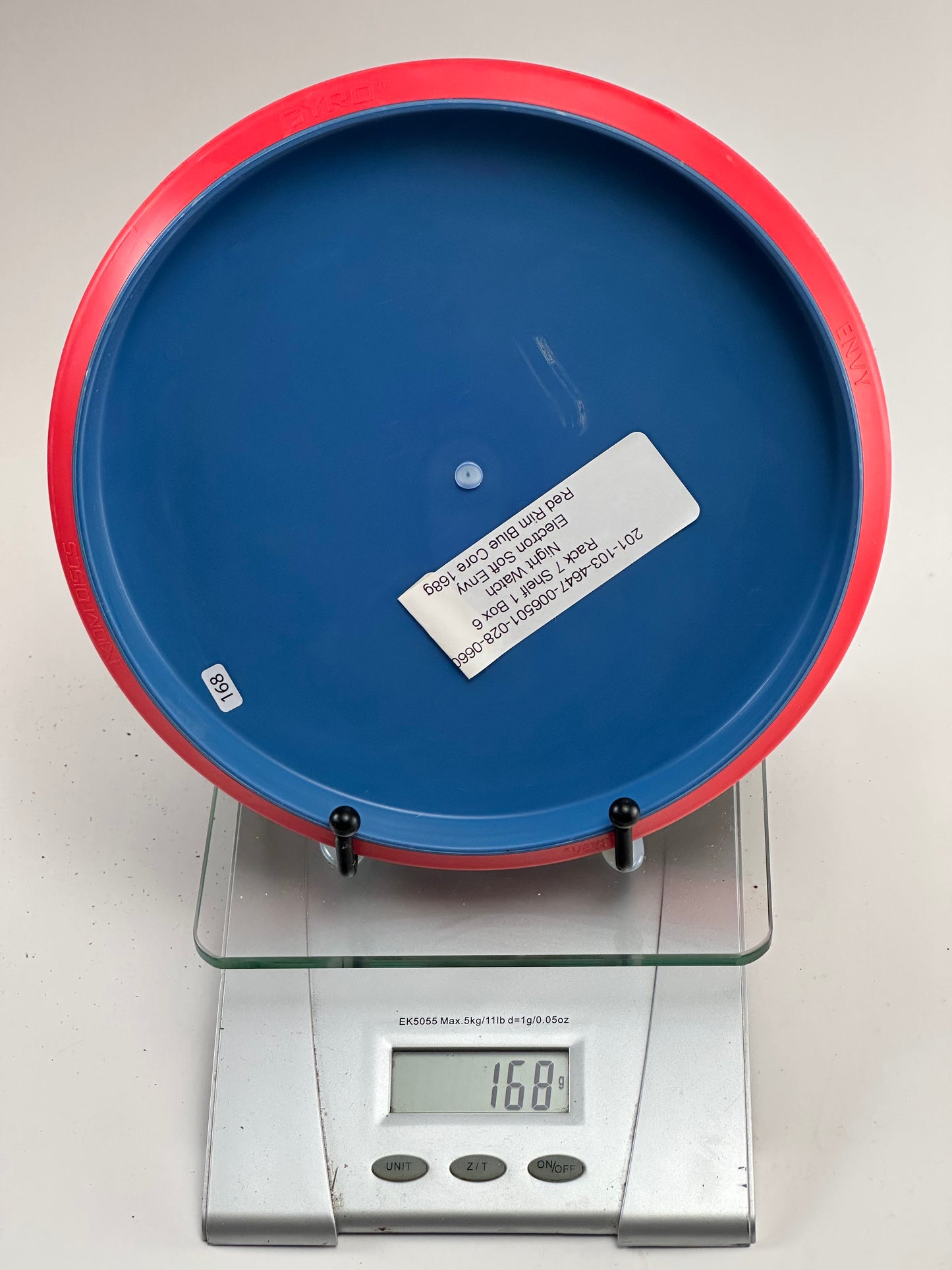 MVP Envy | Electron Soft | Blue w/ Red Rim | Minotaur Stamp | 168g