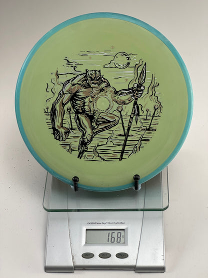 MVP Envy Eclipse Glow Putter – Light Green w/ Turquoise Rim (Minotaur Stamp)
