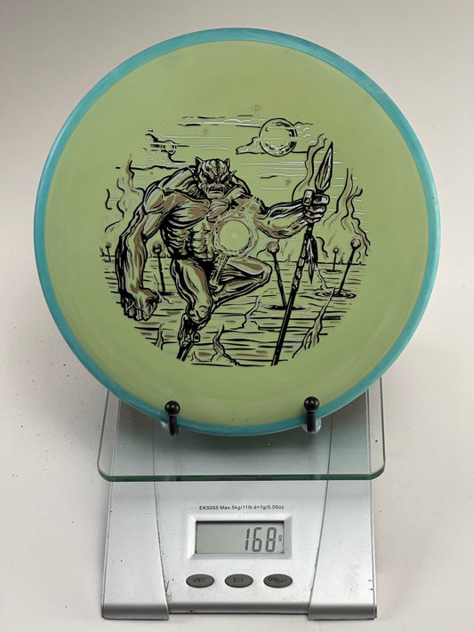 MVP Envy Eclipse Glow Putter – Light Green w/ Turquoise Rim (Minotaur Stamp)