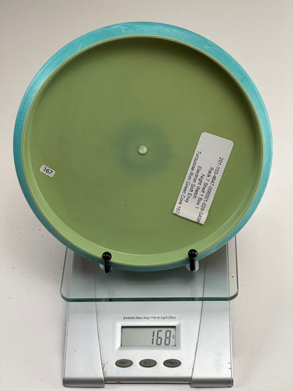MVP Envy Eclipse Glow Putter – Light Green w/ Turquoise Rim (Minotaur Stamp)