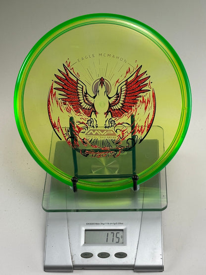 MVP Fission Envy Eagle McMahon Team Series Putter 175g (Translucent Yellow/Green Rim)