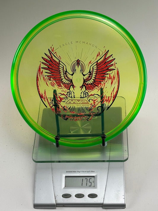 MVP Fission Envy Eagle McMahon Team Series Putter 175g (Translucent Yellow/Green Rim)