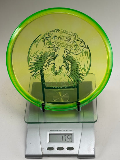 MVP Fission Envy Eagle McMahon Team Series Putter 175g (Translucent Yellow/Green Rim)