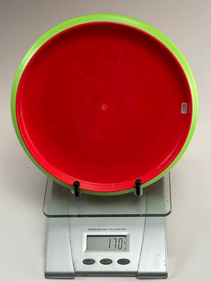 MVP Fission Envy Putter 170g - Red w/ Green Rim (Robot Stamp)
