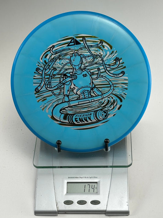 MVP Fission Envy Putter 174g Blue w/ Robot Stamp