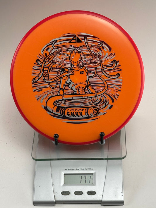 MVP Fission Envy 171g Orange w/ Red Rim Robot Stamp