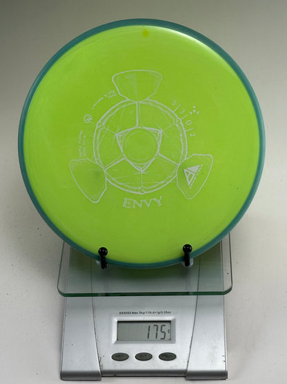 MVP Neutron Envy Approach Putter | Lime Green w/ Aqua Rim | 175g