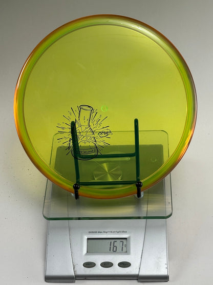 MVP Plasma Envy Lab Second Putter 167g (Translucent Yellow-Green/Orange Rim)