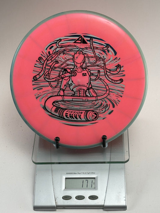 MVP Fission Envy Putter 171g Pink w/ Aqua Rim Robot Stamp