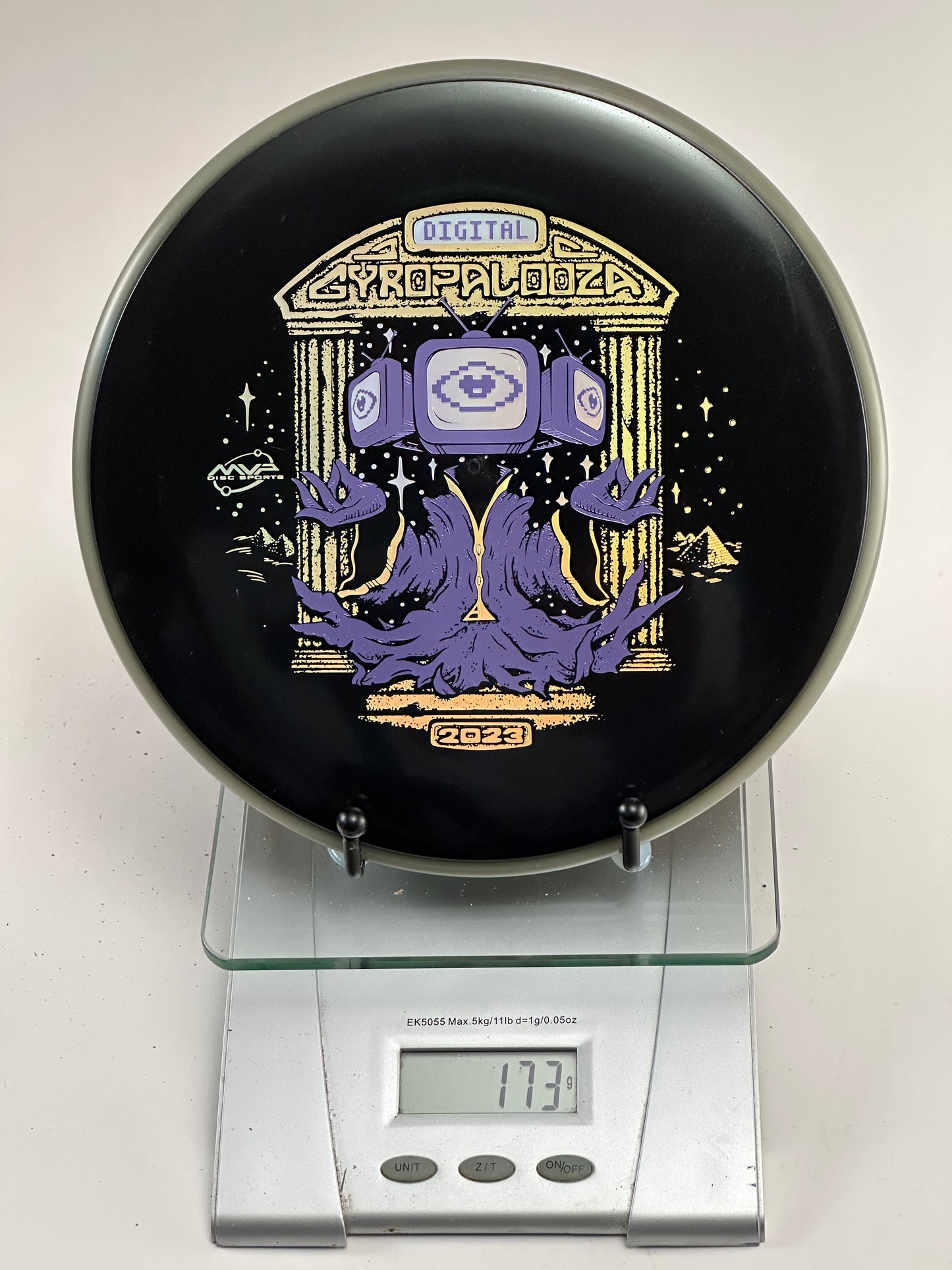 MVP Eclipse Envy 173g | Gyropalooza 2023 Digital Stamp (Black/Glow Rim)