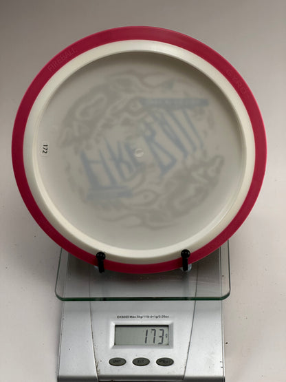 MVP Fission Fireball Special Edition – White w/ Red Rim, Red/Blue Stamp