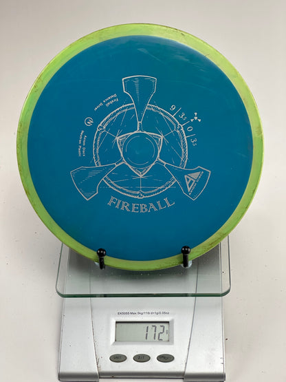 MVP Neutron Fireball – Blue w/ Green Rim (172g) | Used