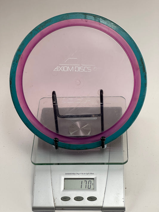 MVP Fireball | Proton | Clear Pink w/ Teal Rim | 170g | Used