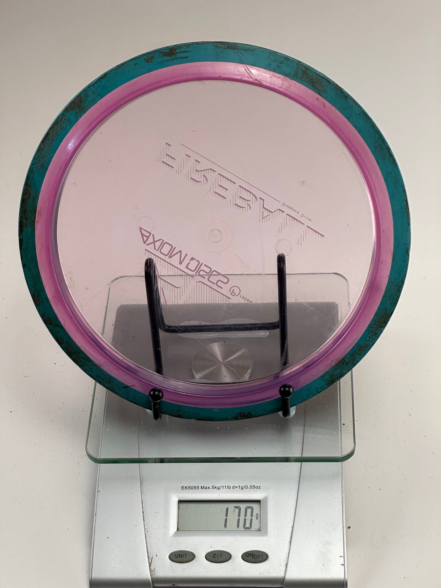 MVP Fireball | Proton | Clear Pink w/ Teal Rim | 170g | Used
