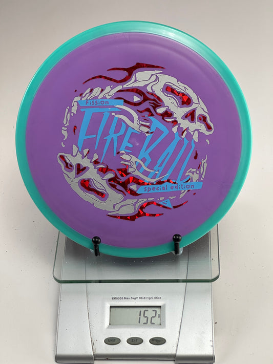 MVP Fission Fireball Special Edition – Purple w/ Aqua Rim, Red Foil