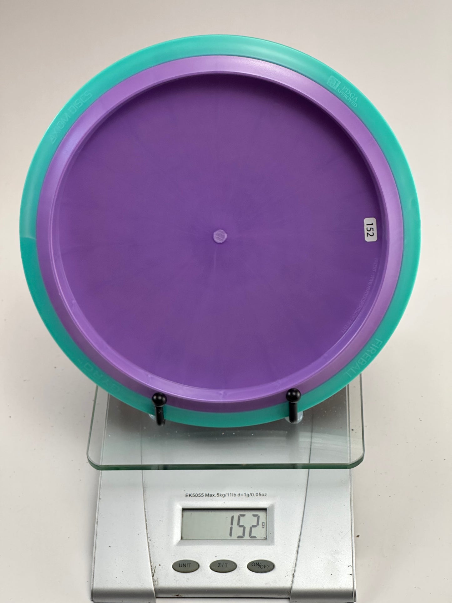 MVP Fission Fireball Special Edition – Purple w/ Aqua Rim, Red Foil