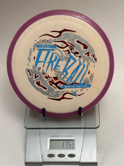 MVP Fission Fireball Special Edition – White w/ Purple Rim, Red Foil