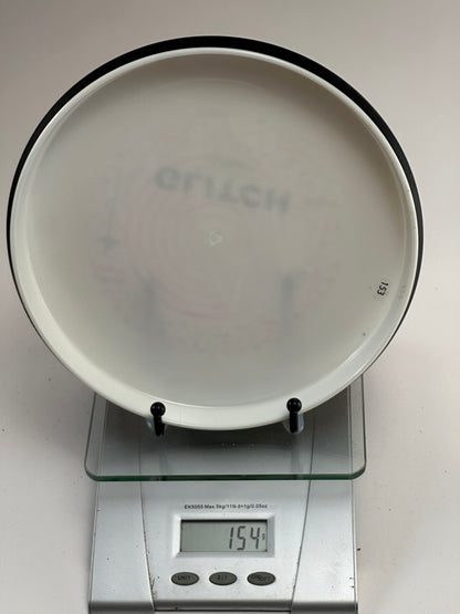 MVP Neutron Glitch Special Edition | White w/ Black Rim | 154g