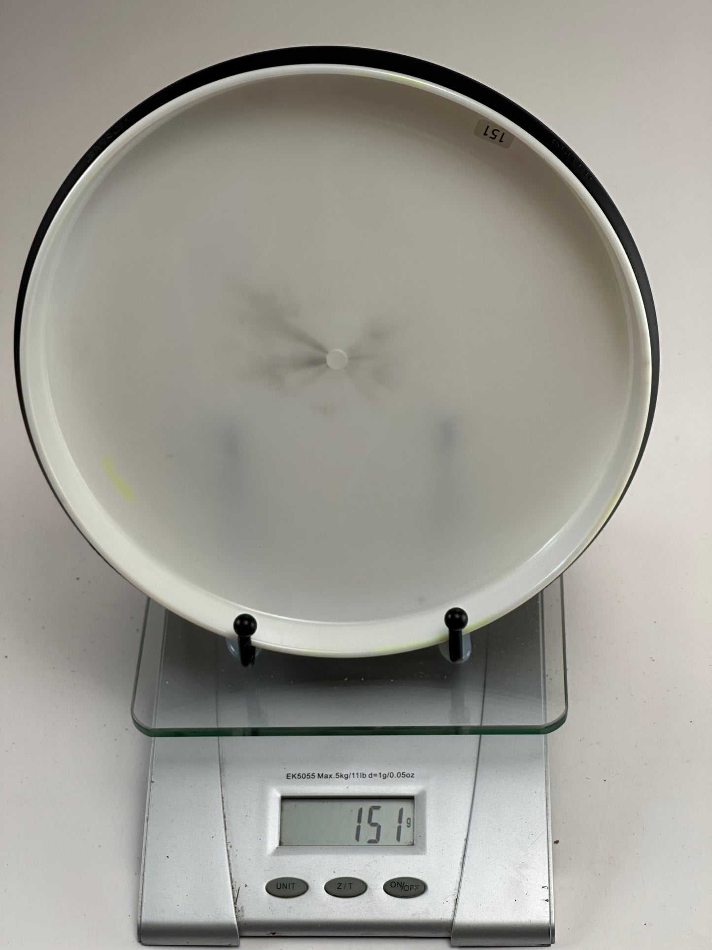 MVP R2 Neutron Glitch (Lab Second) – White w/ Black Rim 151g