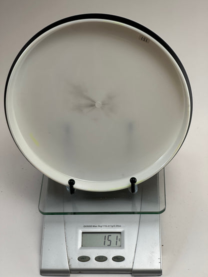 MVP R2 Neutron Glitch (Lab Second) – White w/ Black Rim 151g