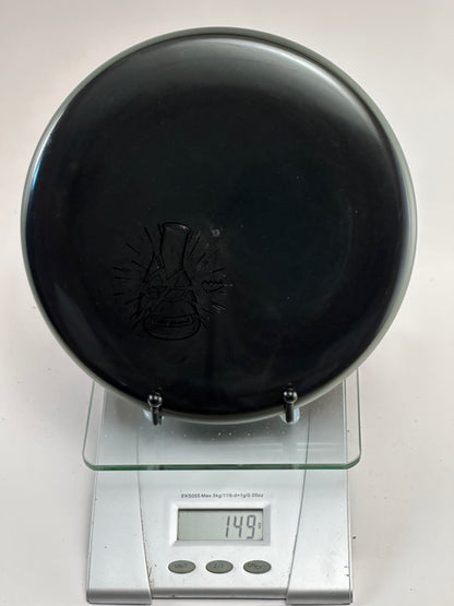 MVP R2 Neutron Glitch (Lab Second) — Black/Black Rim 149g