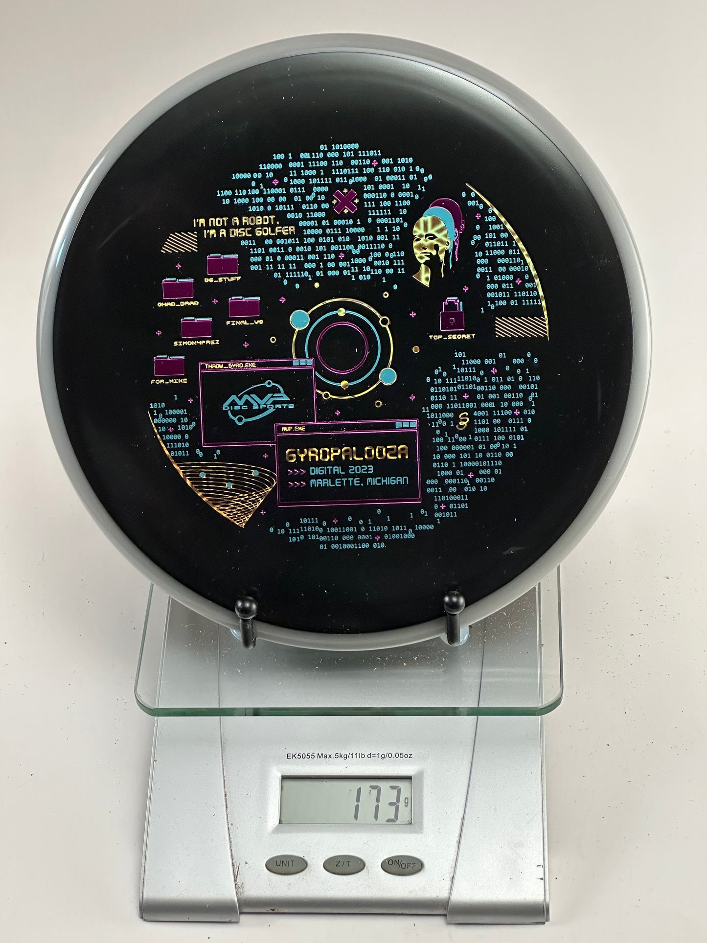 MVP Eclipse Hex Glow (Gyropalooza 2023 Stamp) – Black/Glow Rim