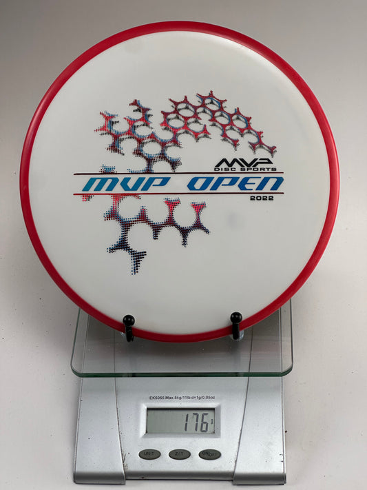 MVP Eclipse Hex Glow (MVP Open 2022) White w/ Red Rim