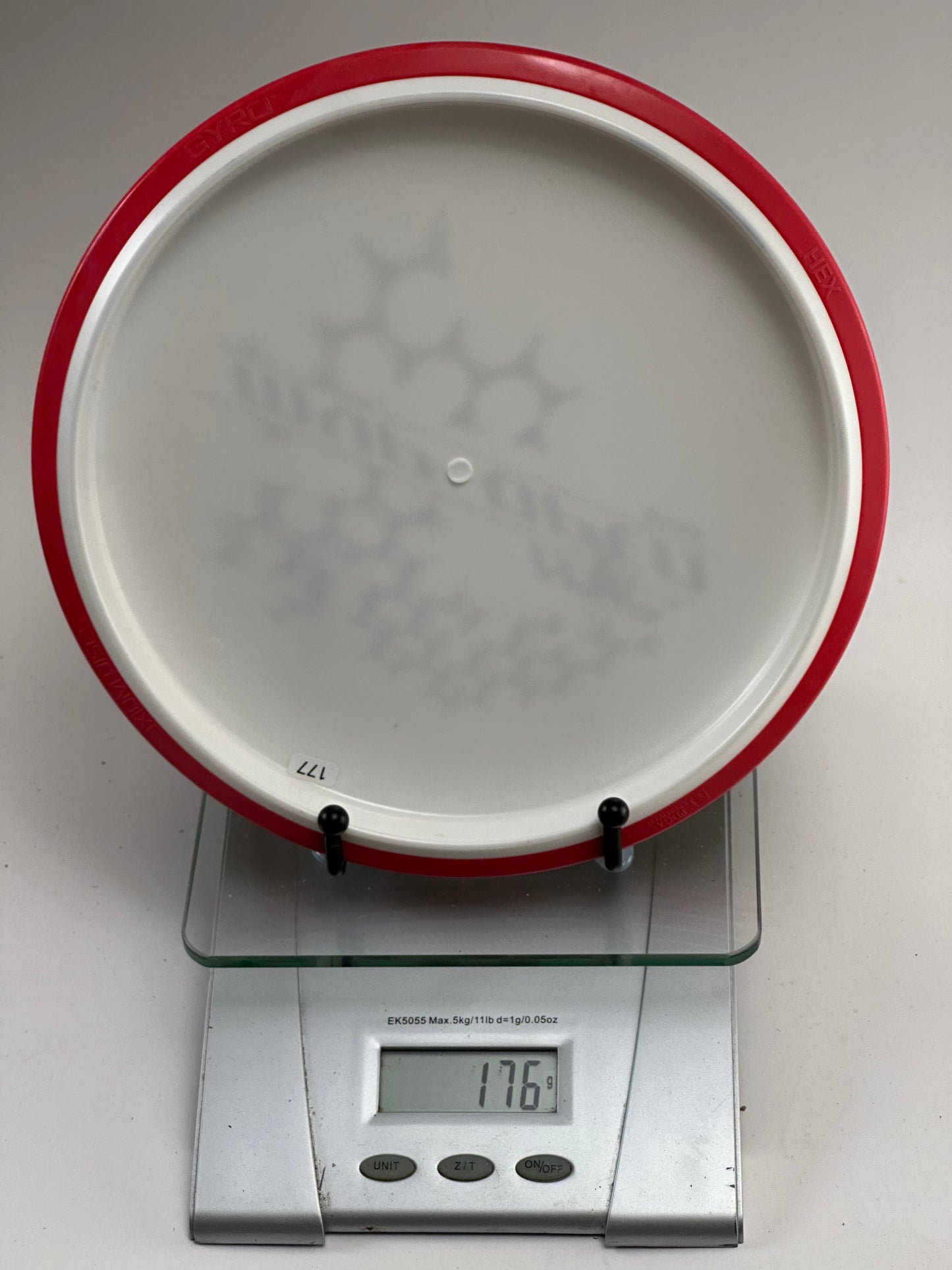 MVP Eclipse Hex Glow (MVP Open 2022) White w/ Red Rim