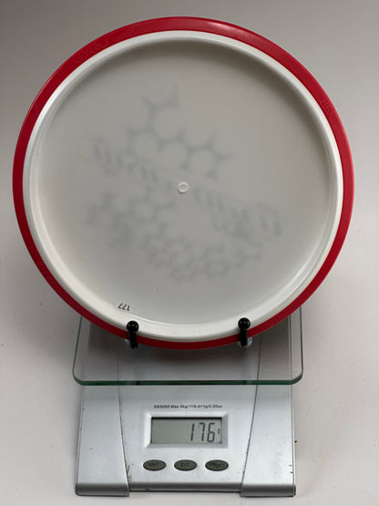 MVP Eclipse Hex Glow (MVP Open 2022) White w/ Red Rim