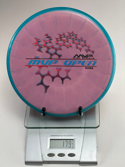 MVP Eclipse Glow Hex (MVP Open 2022) Pink w/ Blue Rim 178g
